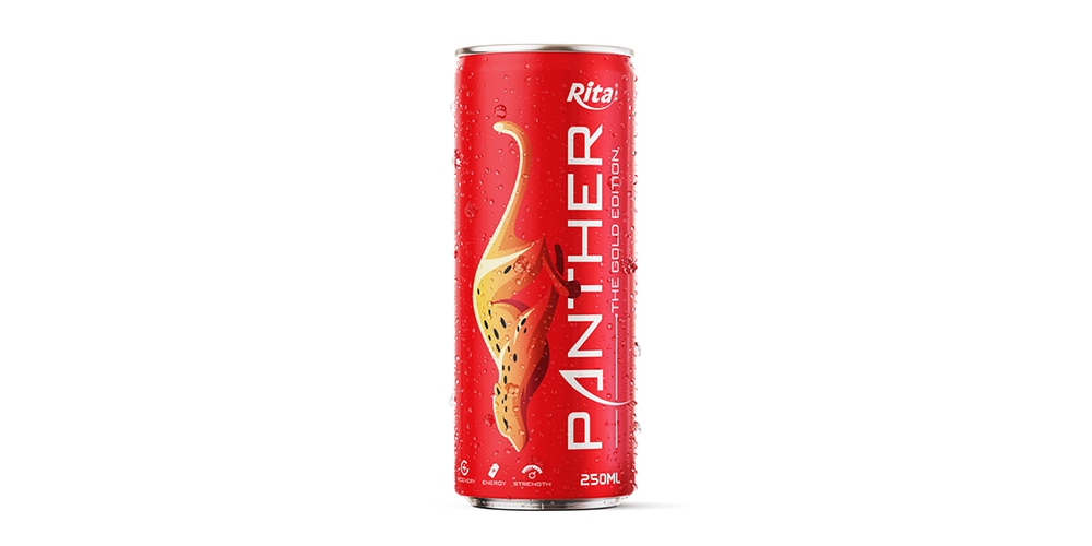 Panther Energy Drink 250ml Can - Red